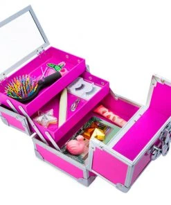 Caboodles Love Me™ Train Case - Hot Pink Sparkle Train Cases