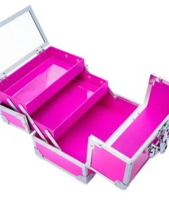 Caboodles Love Me™ Train Case - Hot Pink Sparkle Train Cases