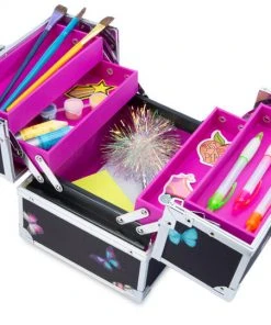 Caboodles Adored™ Train Case - Social Butterfly Print