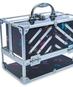 Caboodles Train Cases Medium Neat Freak™ Train Case - Social Butterfly Print 9 Caboodles Train Cases Medium Neat Freak™ Train Case - Social Butterfly Print