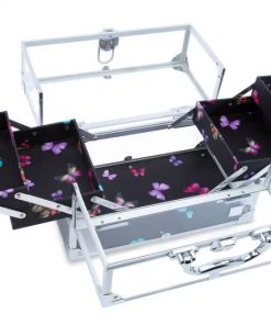 Caboodles Train Cases Medium Neat Freak™ Train Case - Social Butterfly Print 10 Caboodles Train Cases Medium Neat Freak™ Train Case - Social Butterfly Print