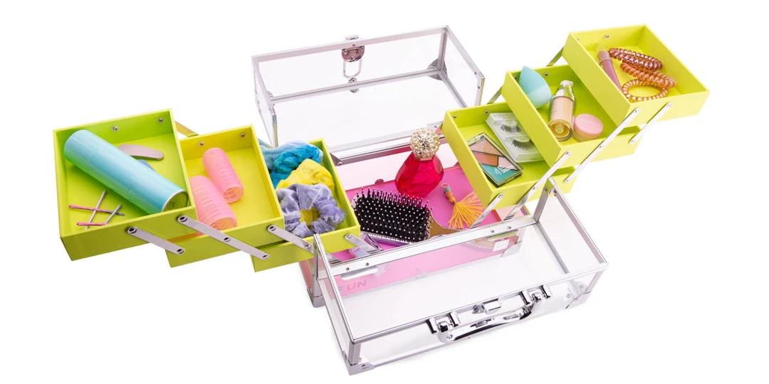 Caboodles Medium Neat Freak™ Train Case - Multi "Fun" 6 Caboodles Medium Neat Freak™ Train Case - Multi "Fun"