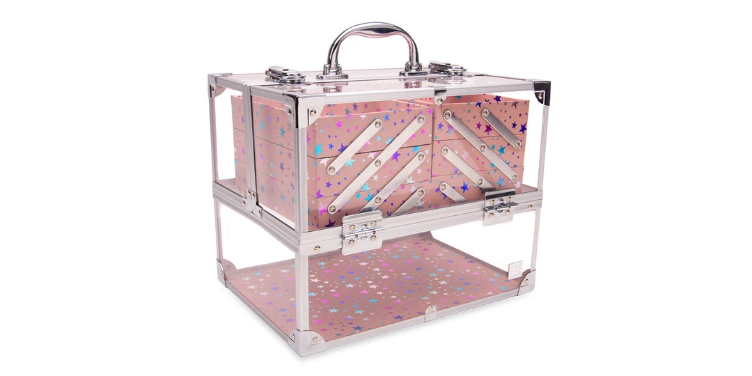 Caboodles Train Cases Neat Freak™ Train Case - Shooting Star Print 3 Caboodles Train Cases Neat Freak™ Train Case - Shooting Star Print