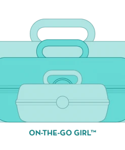 Caboodles On-The-Go Girl™ Silver Shimmer Classic Cases