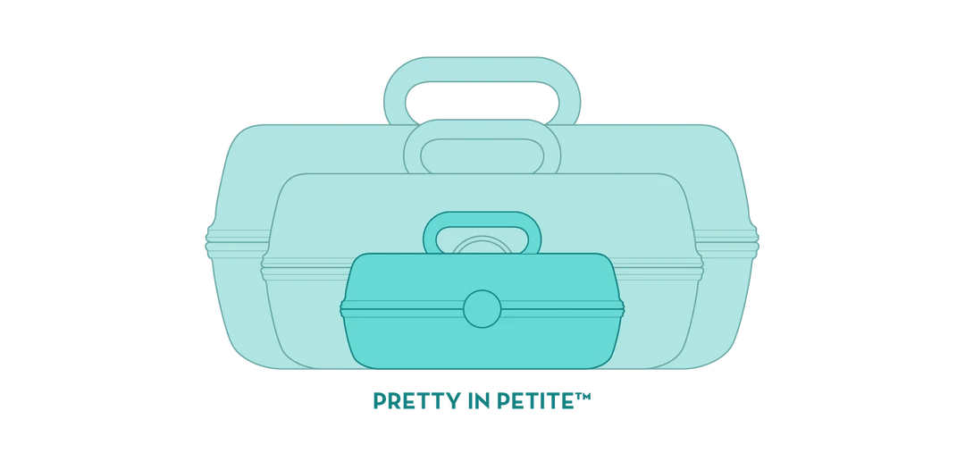 Caboodles Pretty In Petite™ Two-Tone - Seafoam/Lilac Classic Cases 6 Caboodles Pretty In Petite™ Two-Tone - Seafoam/Lilac Classic Cases