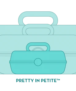 Caboodles Classic Cases Pretty In Petite™ Two-Tone - Peach/Seafoam